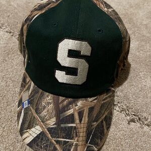 Green and Camouflage 'S' Logo Cap